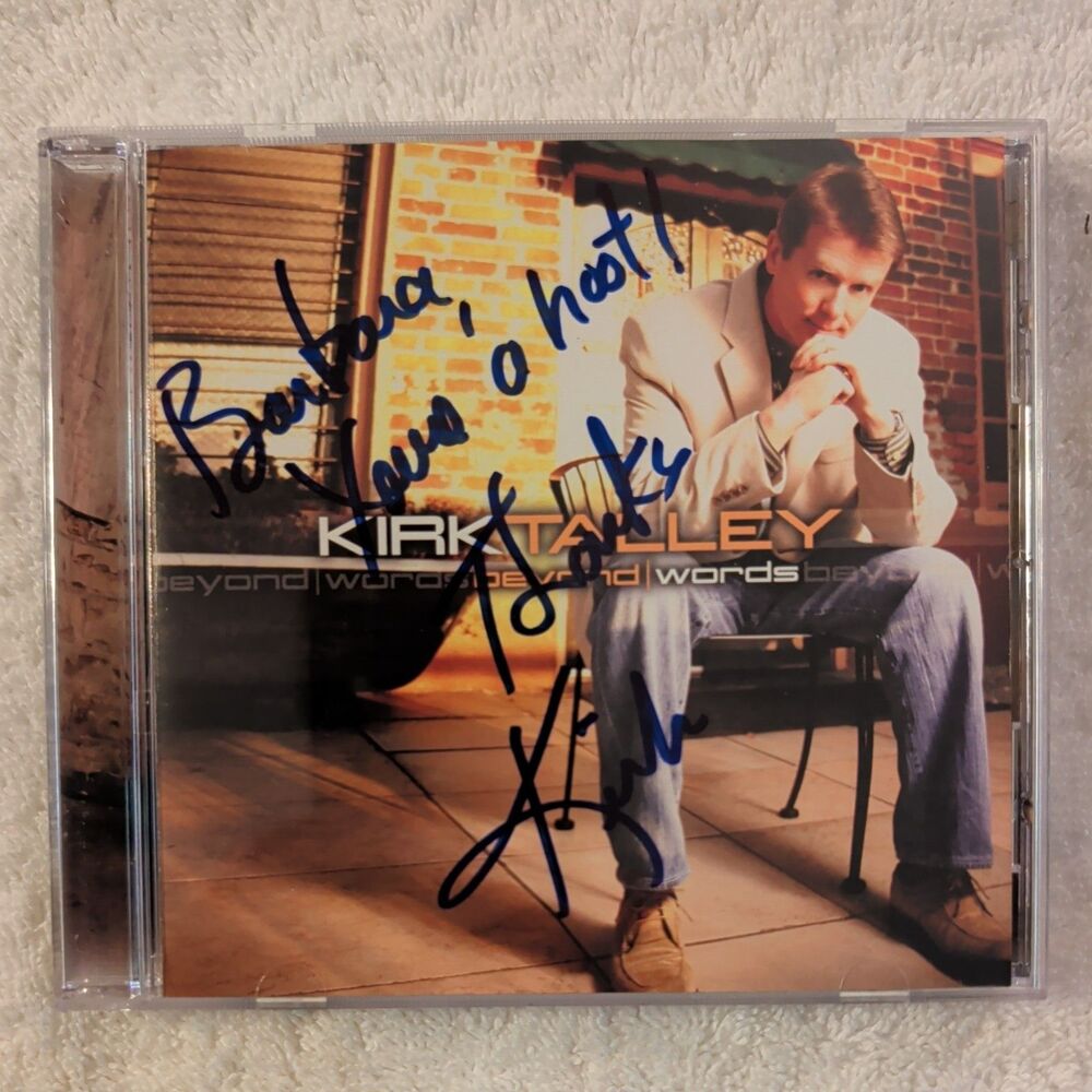 Kirk Talley Beyond Words CD Album Signed